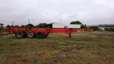 12m Tri-Axle Skeletal Trailer with Mini-Deck FOR RENT