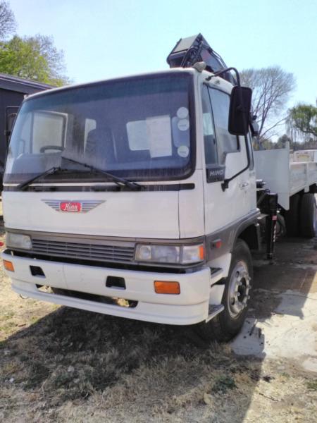 1995 Hino 8ton Dropside & Hiab 1165 Crane **Perfect Condition**