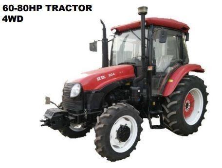New RD 704 70HP 4WD Tractor, with one year warranty