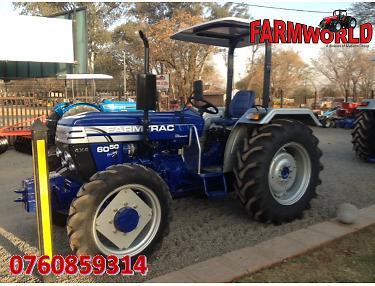 Blue Farmtrac 6050 4x4 New Tractor