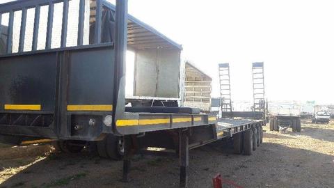 2010 4 AXLE LOWBED STEPDECK TRAILER