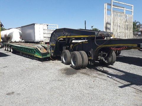 Used 2013 Atlas 75 Ton 4 Axle Lowbed Trailer for sale