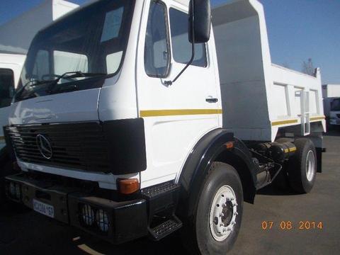 m/benz 6cube tipper trucks for sale