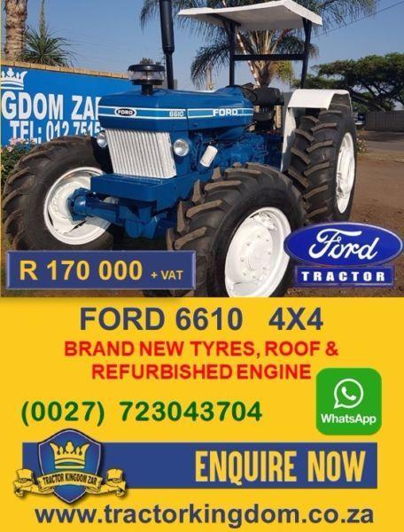 Second Hand Ford 6610 4x4 Tractor