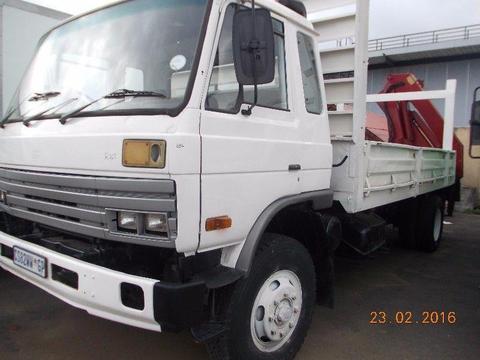 1997 NISSAN DIESEL CRANE TRUCK FOR SALE