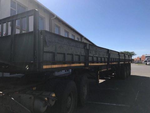 2006 Paramount 13m Tri-axle trailer with 600mm dropsides