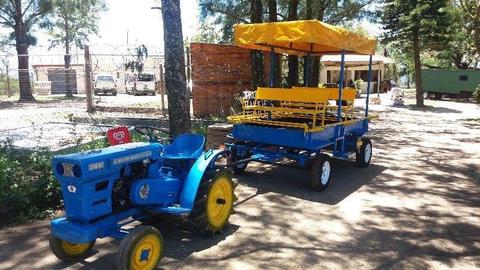 Hinomoto Tractor and cart