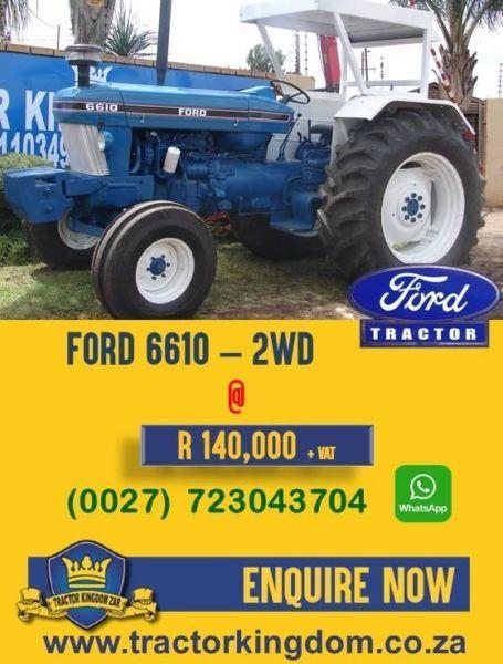 Second hand Ford 6610 2X4 Tractor