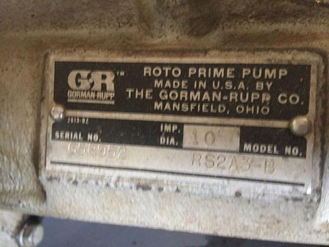 Lister engine and pump on trailer