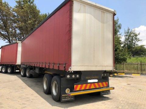 Used 2016 SA Truck Bodies Superlink Tautliner Trailer for sale
