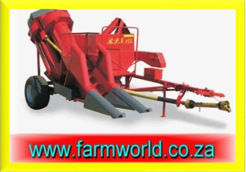 S2721 Red BPI FUTURA Single Row Trailed Combine Harvester With Maize Header