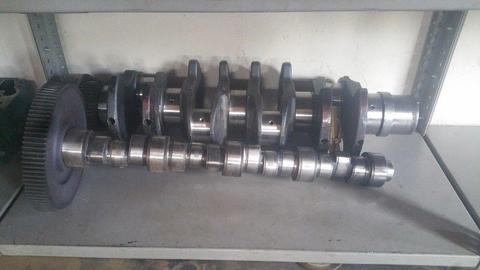 Volvo D5D Engine Stripping for Spares. Reconditioned Crank Shaft, cylinder head,