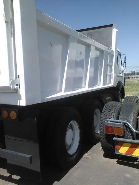 need a tipper we have a neat 10 cube tipper for all your construction you are sorted