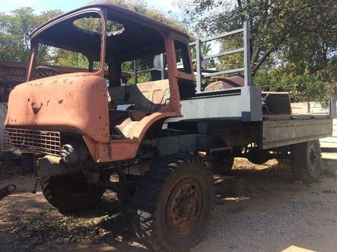 Bedford truck rolling chassis with dropside load body (to convert to trailer) for sale