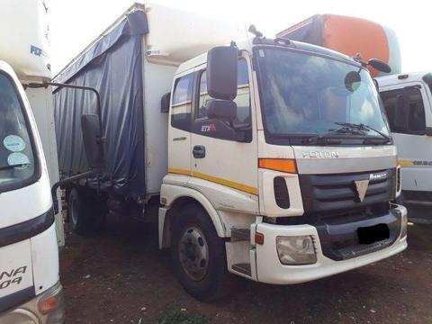 2011 Foton 180 HP 8 Ton Curtain Side Truck for Sale