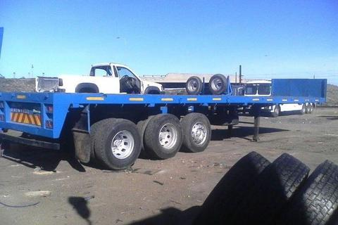 Truck trailers 12m for hire