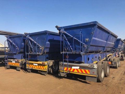 Used 2010 Afrit 45m2 Side Tipper Link Trailers for sale