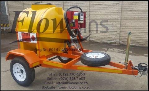 Gauteng: NEW 600L Diesel Bowser Trailers 12V with Papers - from R19 990