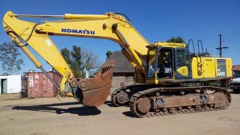 2011 Komatsu PC600 (60t) Excavator