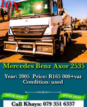 Eastern Cape Investors, Buy This M/Benz 2535 Axor& Create Billionaires