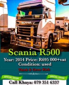 Gauteng Investors, Buy This Scania R500 & Let's create Billionaires