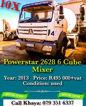 Western Cape Investors, Buy This 2628 Concrete Mixer & Create Billionaires