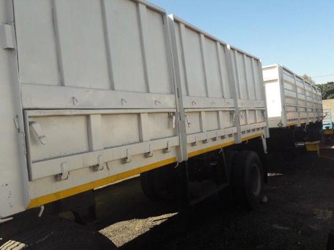 Used 1980 Henred Fruehauf Double Axle Trailer with Dolly for sale