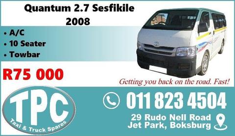 2008 Toyota Quantum Taxi - Good Condition