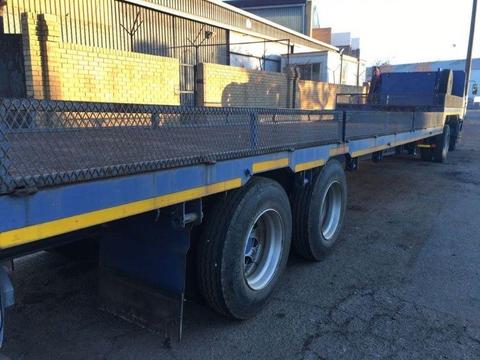 Used 2008 Kearneys Double Axle Lowbed Trailer for sale