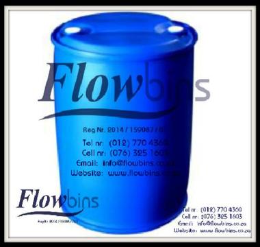 Gauteng: 210Lt Blow Pack Plastic drums / Blue round drums from R260