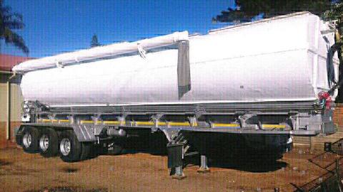 Dry Bulk Tanker Trailer 3 axle 30 TON Dry Bulk Feeder Mealies Maize New Tyres