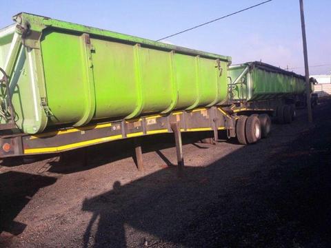 Various used Side Tipper Link Trailers for sale