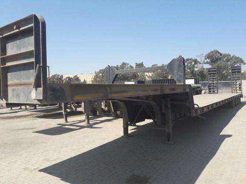Used 2016 Paramount Tri Axle Lowbed Trailer with Superdeck for sale