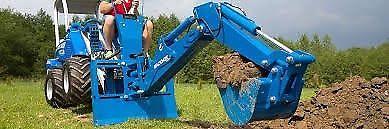 Landscape equipment: Mowers, Sweepers, Trencher; Buckets, Grader, Hedge Trimmers, Sprayers