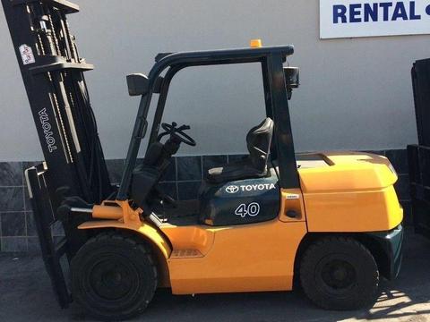 Fully Refurbished Toyota Forklifts with FSH & Warranties