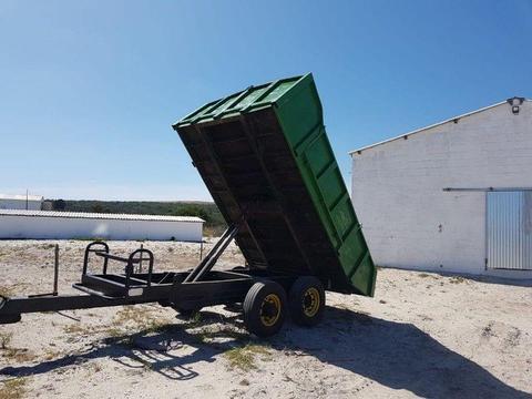 6 Cube Tipping Trailer