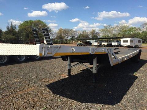 U Make Single Axle Lowbed Pre-Owned Trailer