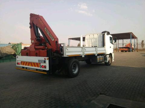Crane truck pk 18500 palfinger