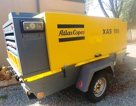 2013 Atlas Copco 400CFM Diesel Mobile Air Compressor