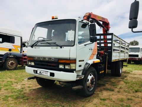 FUSO MF14-213 8TONNER TRUCK WITH PALFINGER CRANE UP FOR GRABS!!