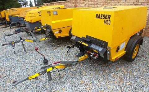 Kaeser 185 - 300CFM Mobile Diesel Compressors