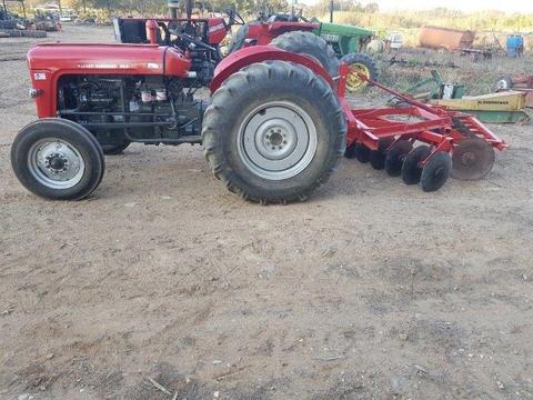 Massey Ferguson 35x with plough or disc. or (new brush cutter)
