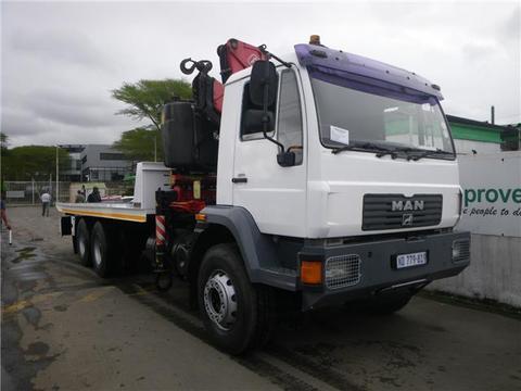 used 12ton Rollback truck with crane and Draw Bar drop side trailer for sale