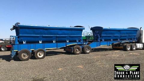 #811/812 Used 2000 Paramount 45m3 Side Tipper Trailer for sale