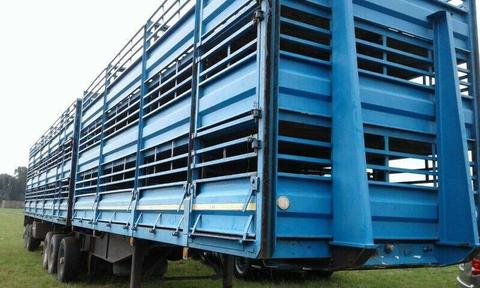 Used 1995 Afrit Cattle Link Trailer for sale 