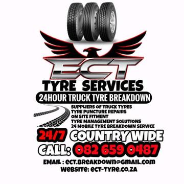 Truck tyre breakdown service -country wide 0826590487  