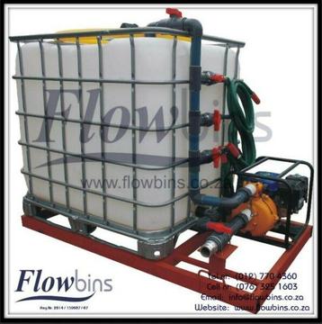 NEW 1000L Water Bowsers / Fire Fighters - Multi Purpose (Suction / Pumping / Mixing) from R7490 