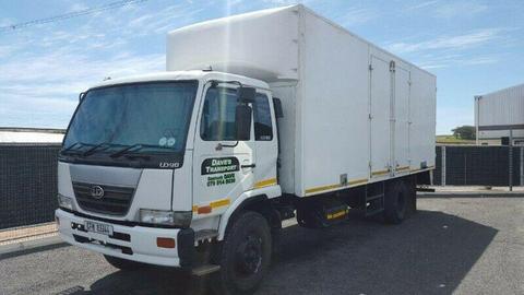 We have a Nissan UD90 turbo truck with Van Body in immaculate condition for sale. 