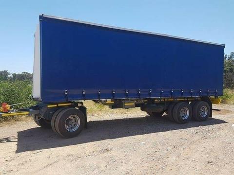 Three Axle Taut-liner Trailers with Draw Bar 